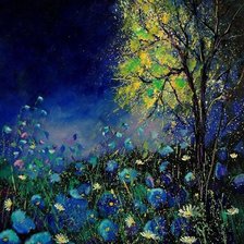 Схема вышивки «Летняя ночь»