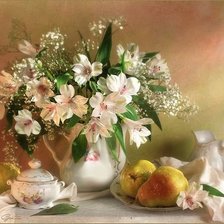 Схема вышивки «КОМПОЗИЦИЯ С ЦВЕТАМИ»