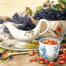 Схема вышивки «НАТЮРМОРТ С ЯГОДАМИ»