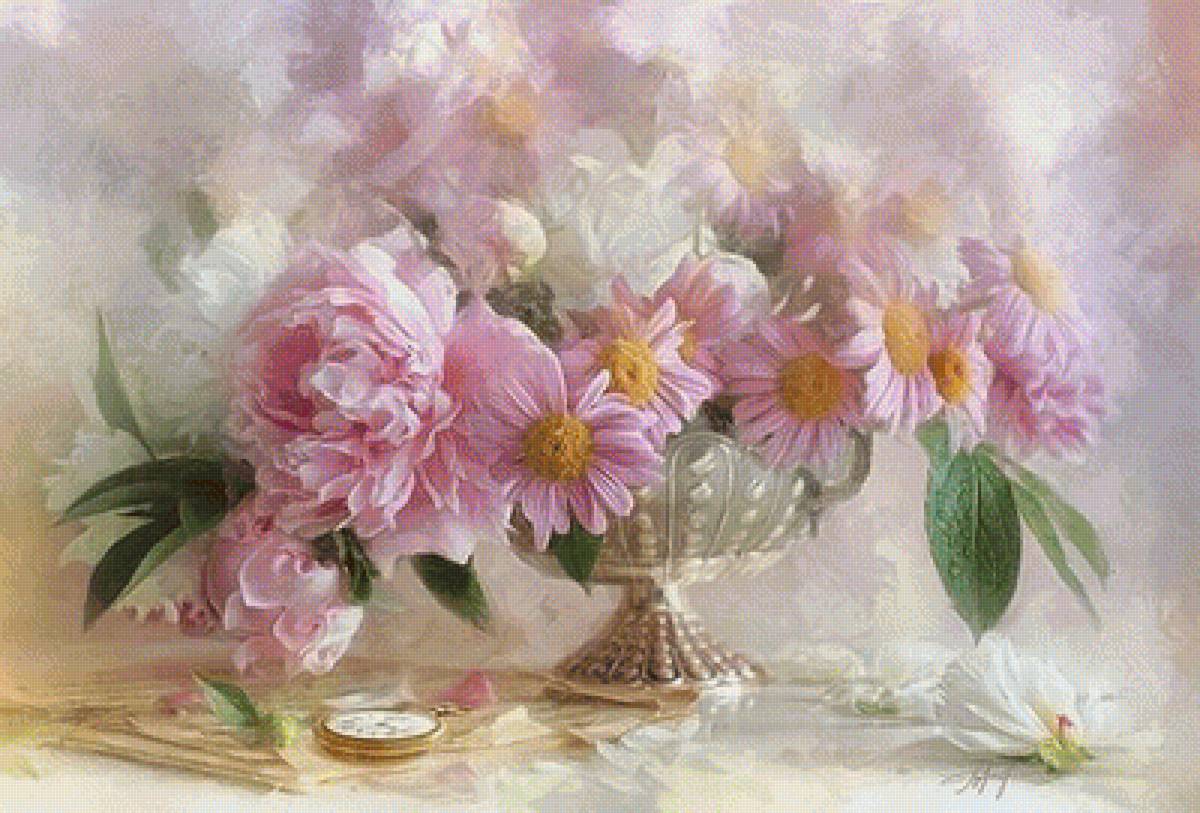 НАТЮРМОРТ С ЦВЕТАМИ - натюрморт с цветами - предпросмотр