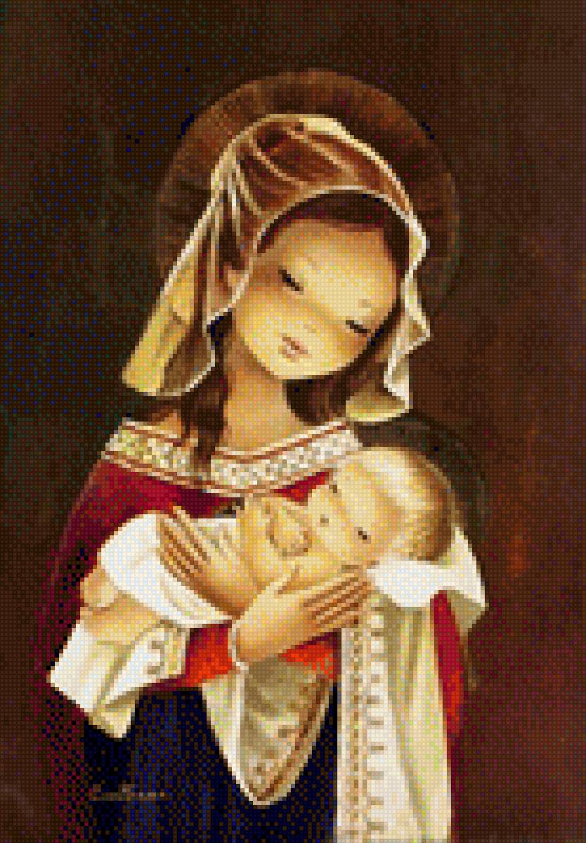 Virgem e o Menino - religioso - предпросмотр