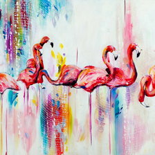 Схема вышивки «розовый»