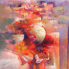 Схема вышивки «ваза»