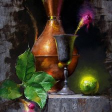 Схема вышивки «кувшин»