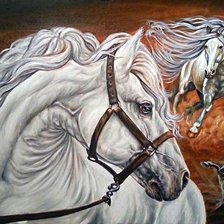 Схема вышивки «конь-огонь»