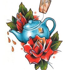 Схема вышивки «утро»