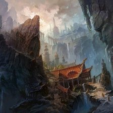 Схема вышивки «храм»