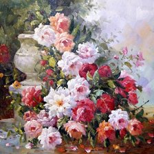 Схема вышивки «цветы-5»