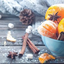 Схема вышивки «Мандаринки»