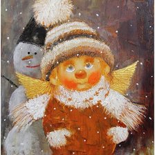 Схема вышивки «ангелочки»