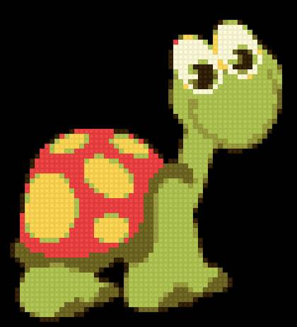 Забавная черепашка - предпросмотр