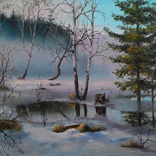 Схема вышивки «Пейзаж»