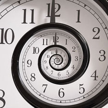 Схема вышивки «Часы»