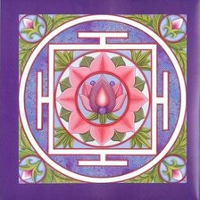 Схема вышивки «мандала»