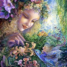 Схема вышивки «фея»