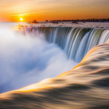 Схема вышивки «Ниагарский водопад»