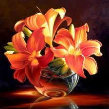 Схема вышивки «Лилии»