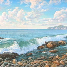 Схема вышивки «Морской прибой»