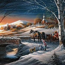 Схема вышивки «Рождество»