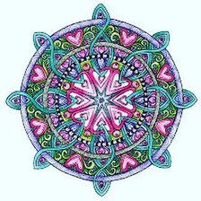Схема вышивки «Мандала»