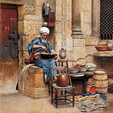 Схема вышивки «Arabian seller»