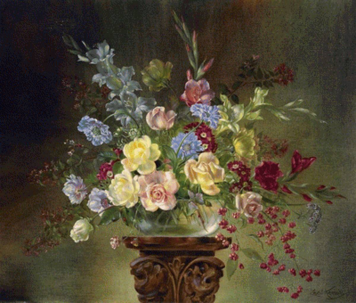 kvety vo váze - предпросмотр