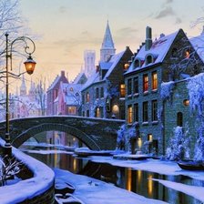 Схема вышивки «Городской пейзаж»