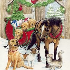 Схема вышивки «Зима»