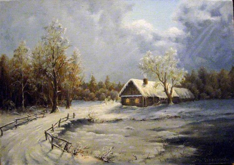 zima na skraju lasu - оригинал