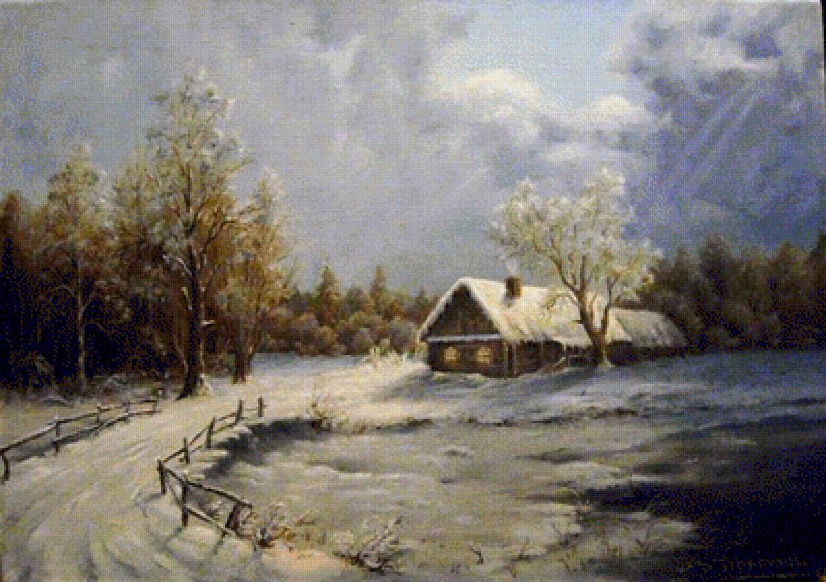 zima na skraju lasu - предпросмотр