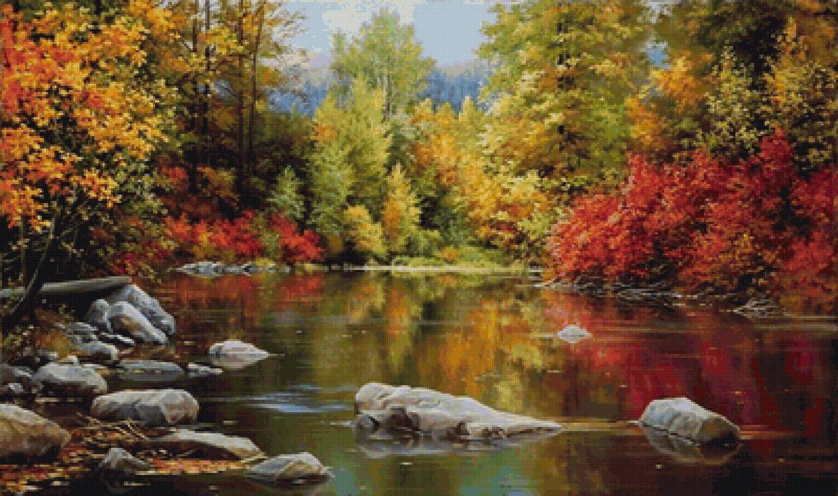 Золотая осень - природа, пейзаж - предпросмотр