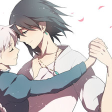 Схема вышивки «Аниме любовь»