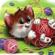 Схема вышивки «mačiatko»