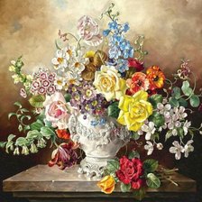 Схема вышивки «Букет»