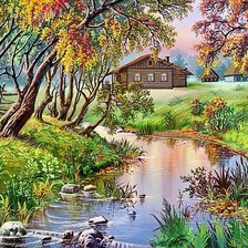 Схема вышивки «Картина»