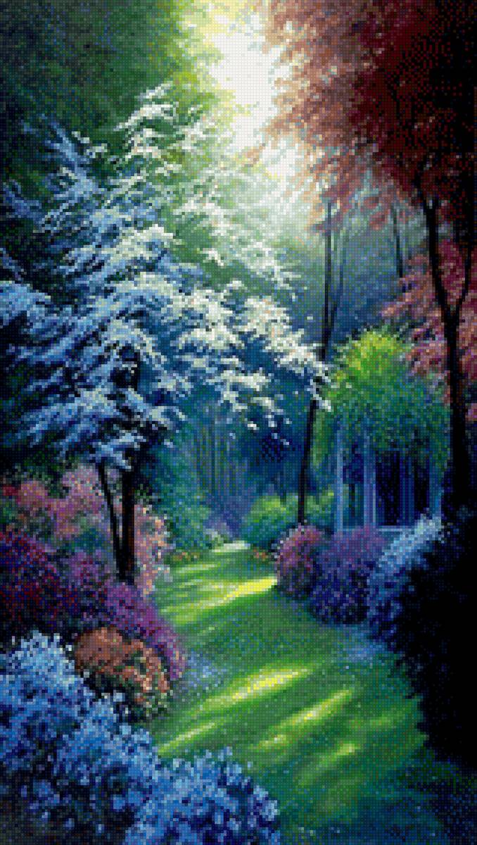 волшебный сад - аллея, природа, парк, сказка - предпросмотр