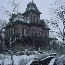 Схема вышивки «Готический дом»