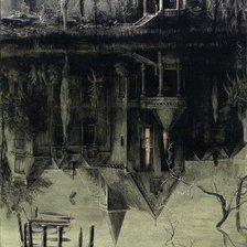 Схема вышивки «отражение»