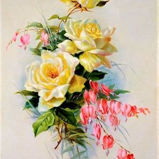 Схема вышивки «БУКЕТ ЦВЕТОВ»