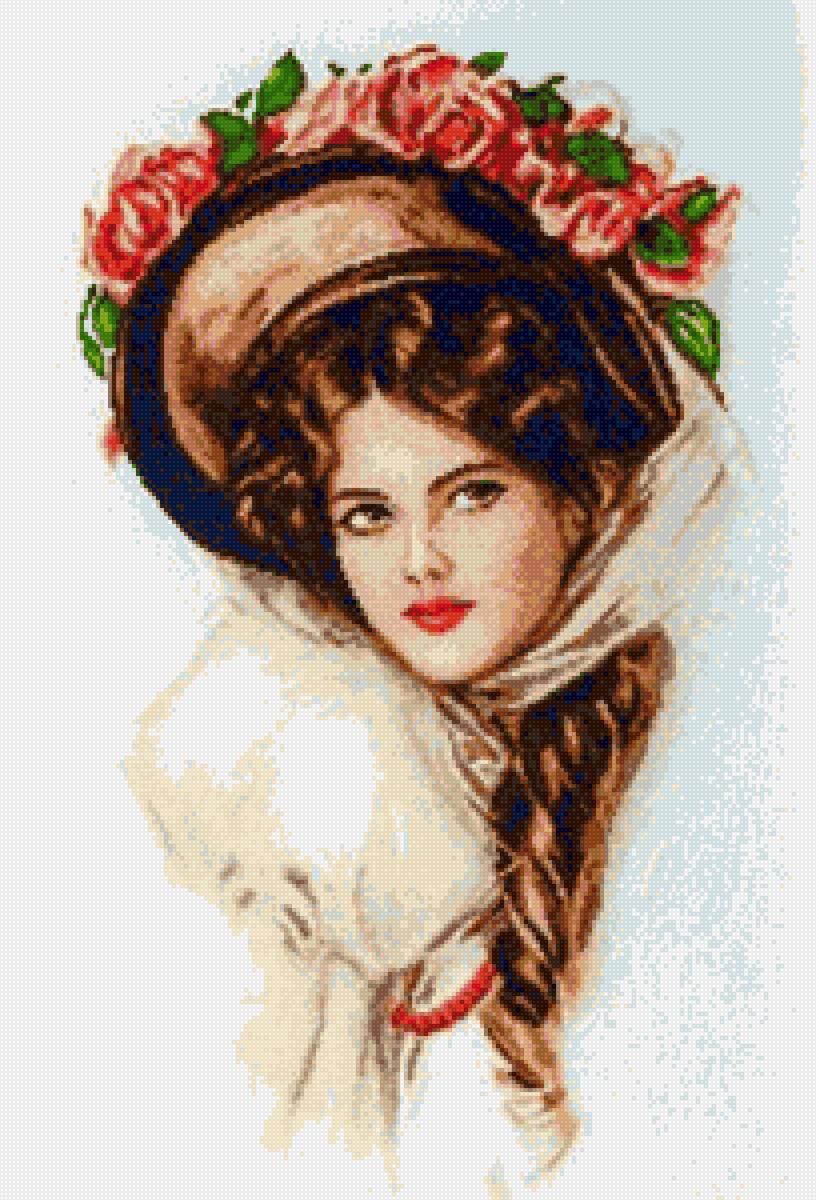 Госпожа Найтингейл - дама, госпожа, женщина, картина, красавица, девушка - предпросмотр