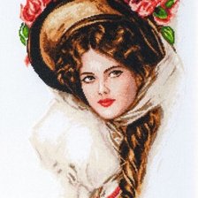 Схема вышивки «Госпожа Найтингейл»