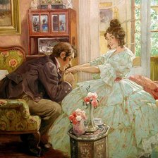 Схема вышивки «Целую ручки»