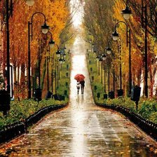 Схема вышивки «під дощем»