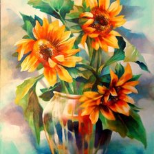 Схема вышивки «SV - słoneczniki»