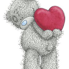 Схема вышивки «мишка»