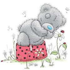 Схема вышивки «мишка»