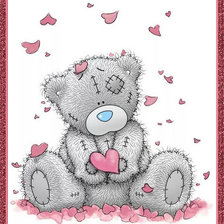 Схема вышивки «мишка»