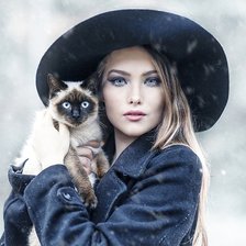 Схема вышивки «Без кота и жизнь не та»