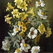 Схема вышивки «ľalie»