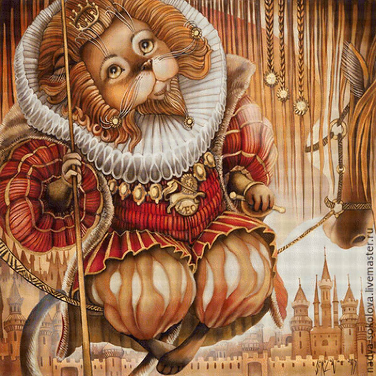 Лев - лев, арт, зодиак - предпросмотр